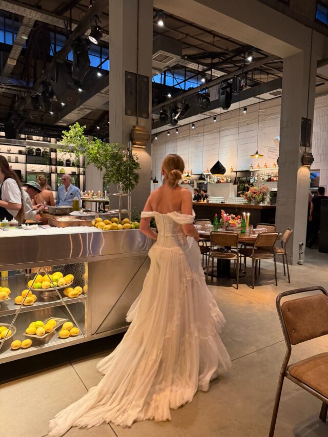 Bride to be …